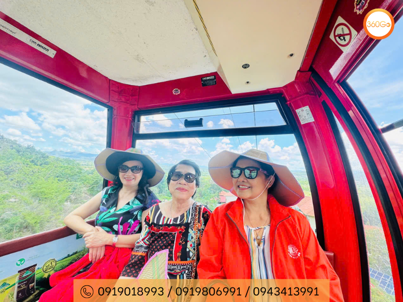 Cáp treo tại Núi Tà Cú - Du lịch 360Go 